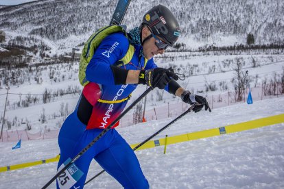 L'esquiador de muntanya, Oriol Olm.