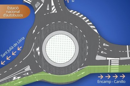 El nou funcionament de la rotonda de Prada Casadet.