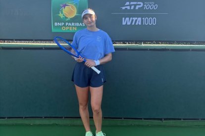 Vicky Jiménez, al torneig d'Indian Wells