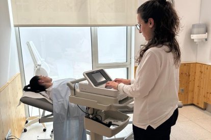 Prova d'electrocardiograma al CAP de Santa Coloma