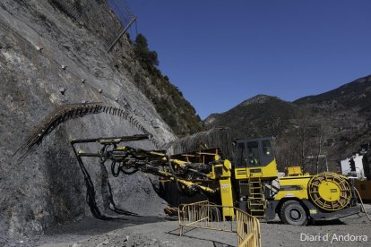 Comencen les obres de perforació del túnel de Rocafort.