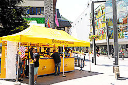 A l'avinguda Meritxell es va ubicar una botiga de marxandatge oficial del Tour de França.