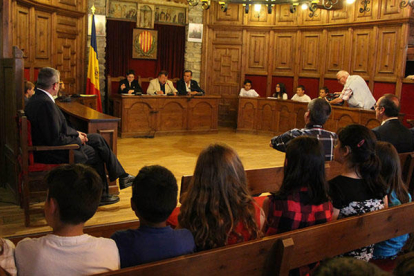 Un moment de la sessió del Consell d'Infants de Sant Julià de Lòria.