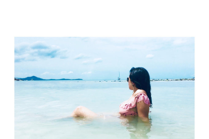Eva Garcia, Tailàndia. Relax a Crystal Bay, Silver Beach a l'illa tailandesa de Ko Samui, un espai que l'Eva Garcia evoca que fa que “sense motiu, de sobte recordis algú perquè sí. És la persona que has d'intentar que es quedi per sempre”.