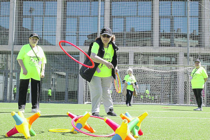 Onzena diada esportiva de la gent gran