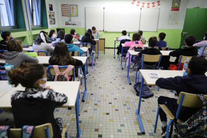 Primer dia de classe per als estudiants de sixième