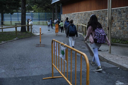 Alguns alumnes han arribat al Lycée a les vuit del matí