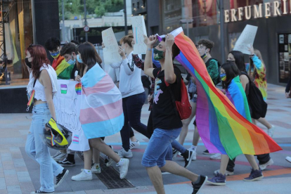 Manifestació del Dia internacional de l'orgull LGTBI+