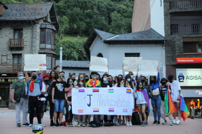 Manifestació del Dia internacional de l'orgull LGTBI+