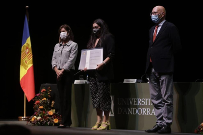 Graduació dels alumnes de la Universitat d'Andorra