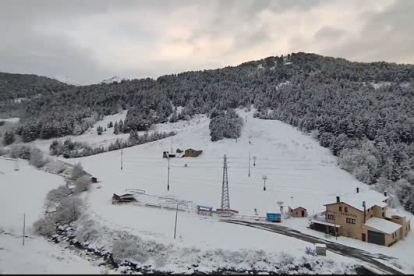 Neu a les Bordes d'Envalira