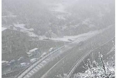 Estat de la carretera a Canillo