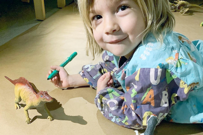 L'escola d'art de Sant Julià de Lòria tornava a ser original fent de l'art una diversió. Els petits artistes del centre van aprendre a dibuixar ombres amb dinosaures.