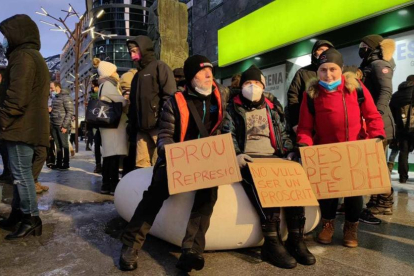 Imatges de la manifestació.