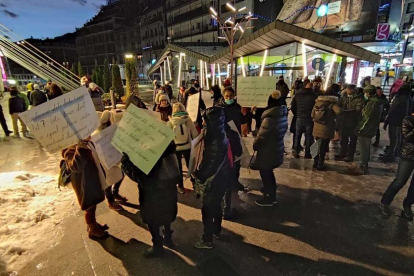 Imatges de la manifestació.