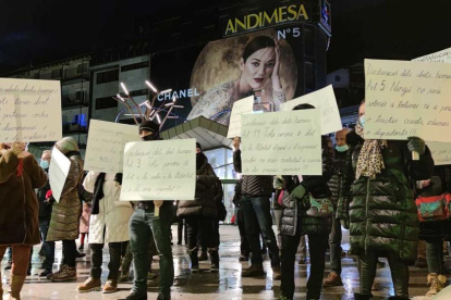 Imatges de la manifestació.