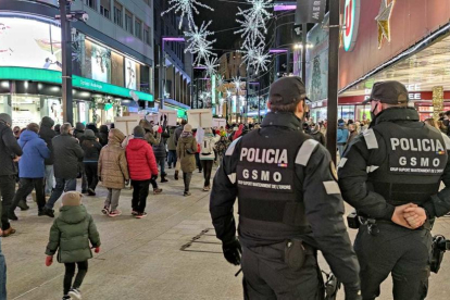 Imatges de la manifestació.