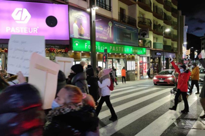 Imatges de la manifestació.