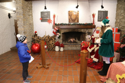 Els infants de Sant Julià de Lòria han pogut conversar amb el Pare Noel