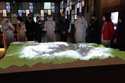 Visita de la delegació d'Emirats Àrabs Units