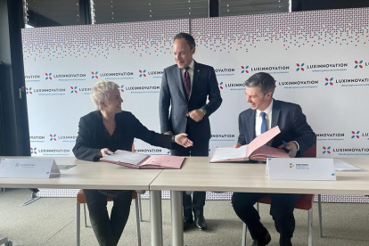 Signatura d'un conveni de cooperació entre Andorra Recerca i Innovació i Luxinnovation