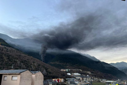 Incendi a la Comella