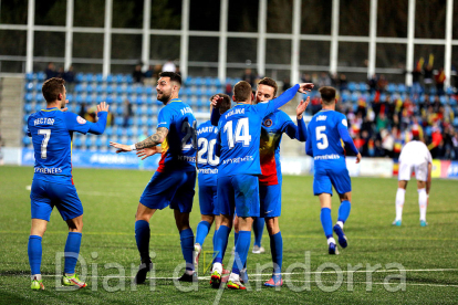 Victòria i lideratge per a l'FC Andorra