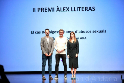 Albert Llimós, guanyador del Premi Àlex Lliteras