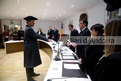 David Astrié jura el càrrec com a nou cònsol major d'Andorra la Vella
