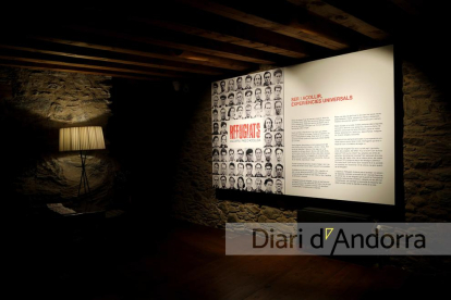Inauguració de l'exposició 'Refugiats, Andorra país d'acollida'