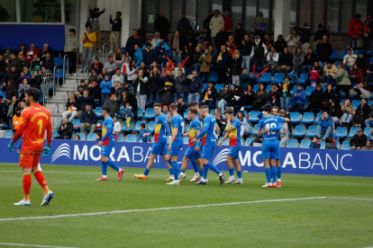 El FC Andorra guanya el Tenerife al minut 90.