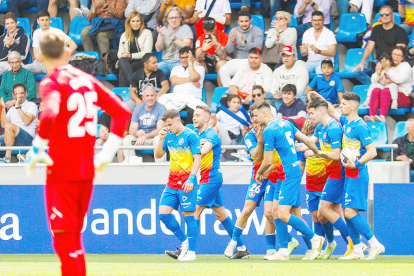 L'FC Andorra guanya el Vila-real B 4-3.