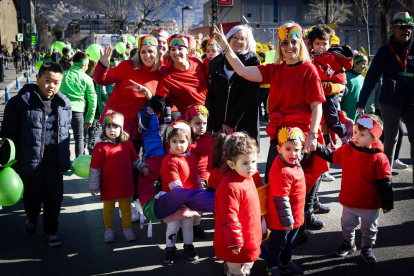 Rua dels escolars d'Andorra la Vella i Santa Coloma