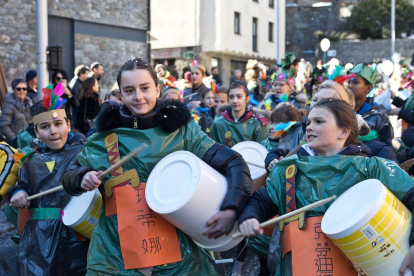 La rua Infantil de la Massana, que ha estat més animada que mai