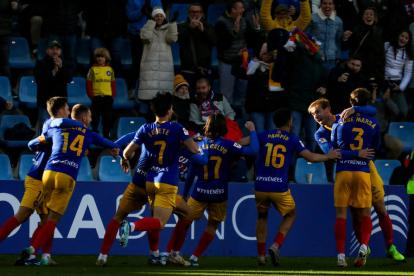 Victòria de l'FC Andorra contra l'Osca