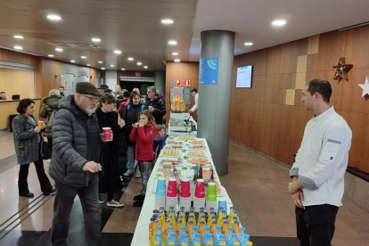 Esmorzar al col·legi electoral a Andorra la Vella