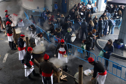 Tradicional escudella a Escaldes