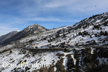 Tall de Carretera la Croisade RN20 RN320 Pas de la Casa