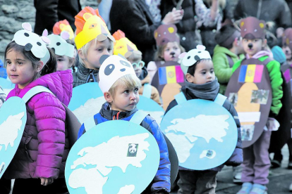 A Ordino les disfresses de la rua infantil han retratat el 
compromís amb el patrimoni mundial, ambiental i cultural, sempre cuidant l'originalitat i la creativitat.