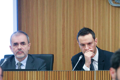 Josep Escoriza i Marc Galabert, al Consell.
