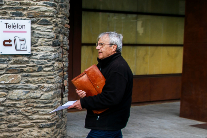 Duró, president de l’Associació de Propietaris (APTA), a Ordino.