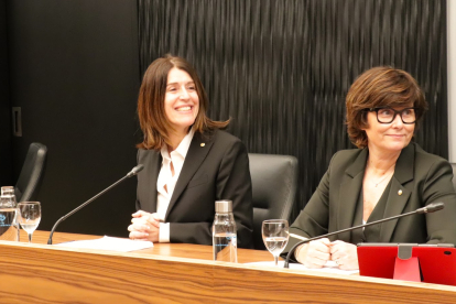 Les conselleres de Demòcrates + Independents, Anna Garcia i Gemma Bofarull