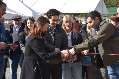 El ministre inaugurant l'esdeveniment