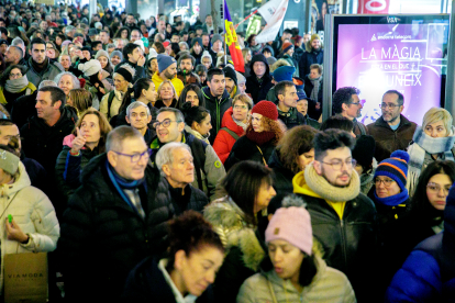 Andorrans i residents a l’avinguda Carlemany al desembre.