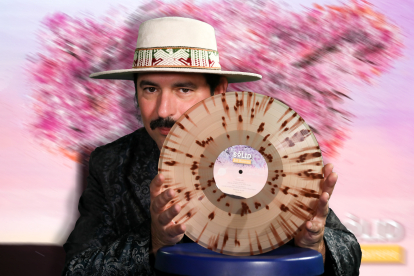 Barrero presentant el nou disc, ‘Sòlid’.