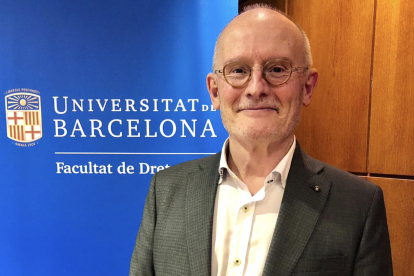 El catedràtic en dret europeu i degà de la UB, Andreu Olesti.