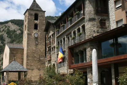 Façana del comú d'Ordino