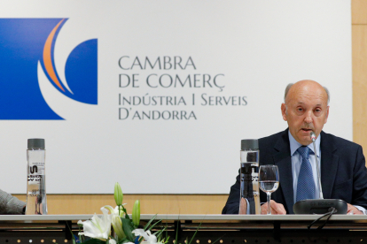 El president de la Cambra de Comerç, Josep Maria Mas.