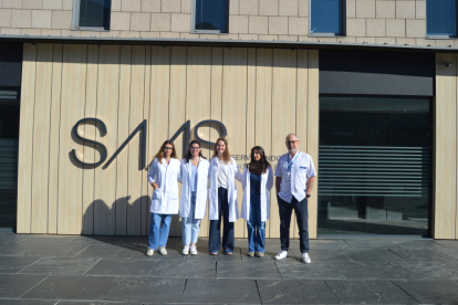 Els estudiants que participaran en les estades.