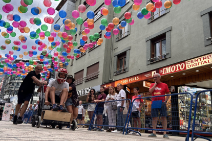 Demostració a l’avinguda Meritxell.